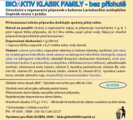 BIOAKTIV KLASIK FAMILY BEZ PŘÍCHUTĚ 375g